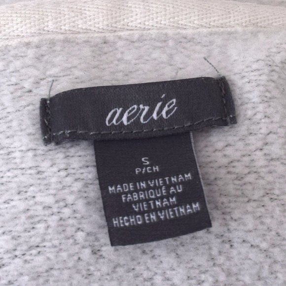 Aerie White Lace Up Hoodie - Picture 6 of 8